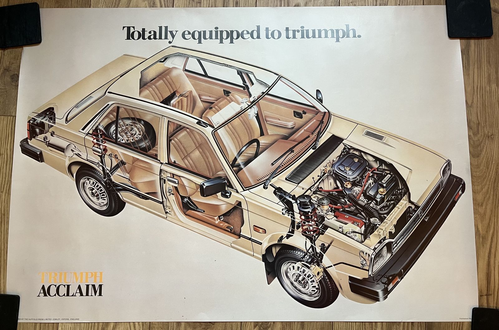 Mid Century Motor Car Posters Nuffield Press Morris Motors photo furniture