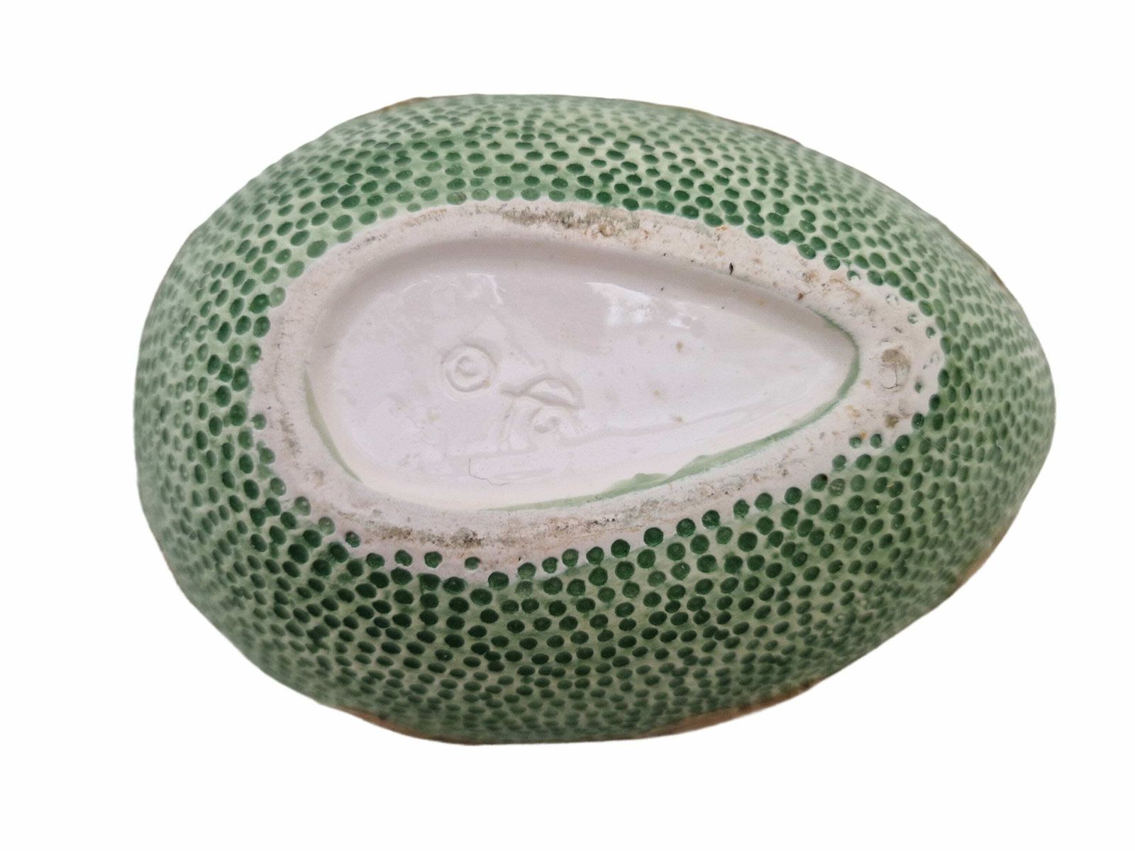 photo for sale Vintage Avocado Serving Bowls By Francesco Guarino, Set Of 4, Italian Majolica Ceramic Guacamole And Snack Dishes