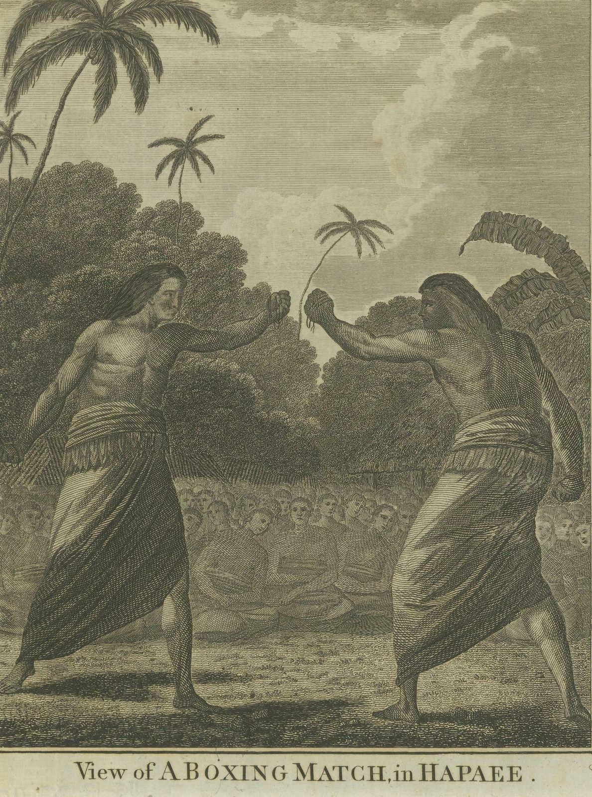 photo furniture Traditions And Faces Of The Pacific: Boxing In Ha'apai And A Man Of Mangea, 1785