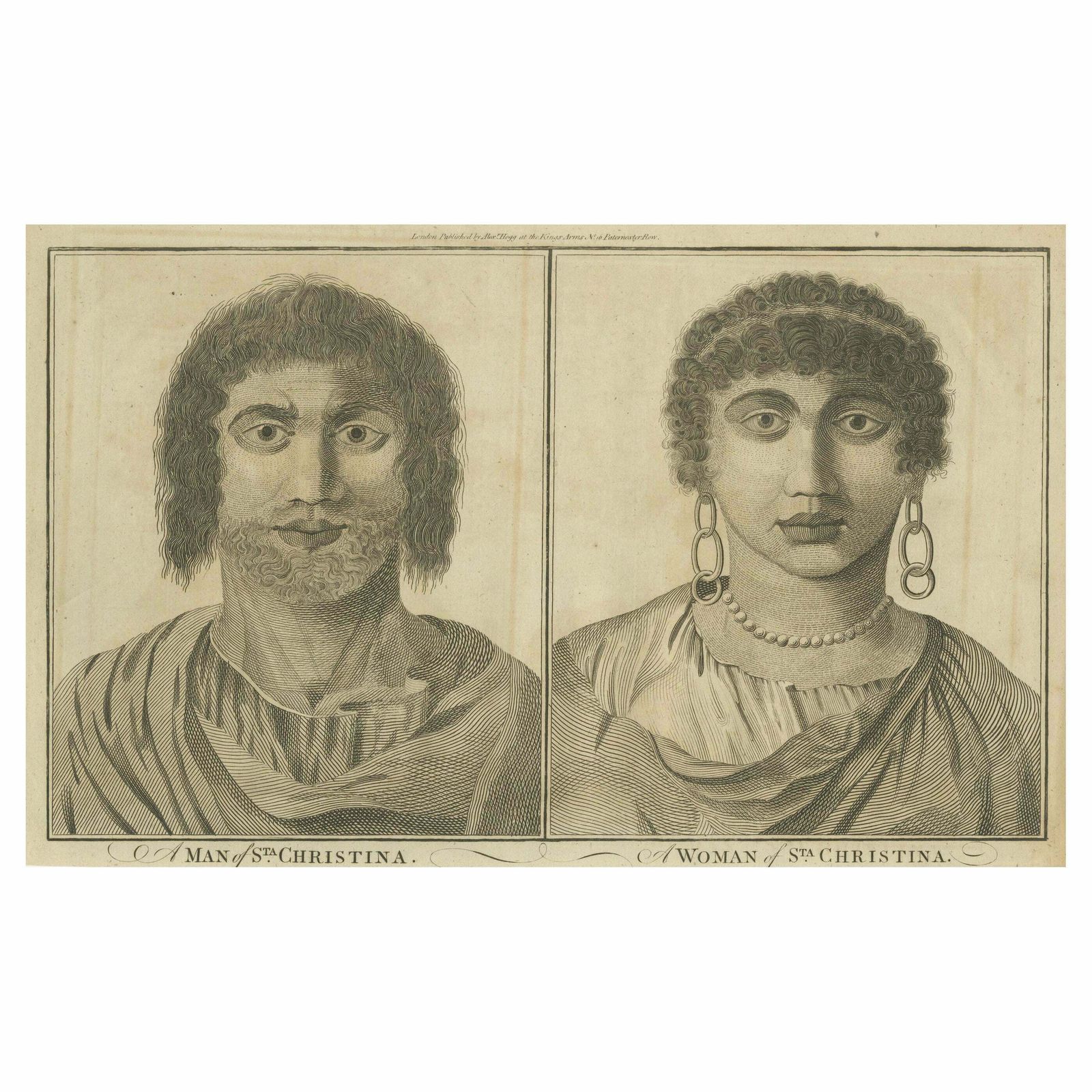 Faces Of Santa Cristina: Portraits From The Age Of Discovery, Engravings Of 1785