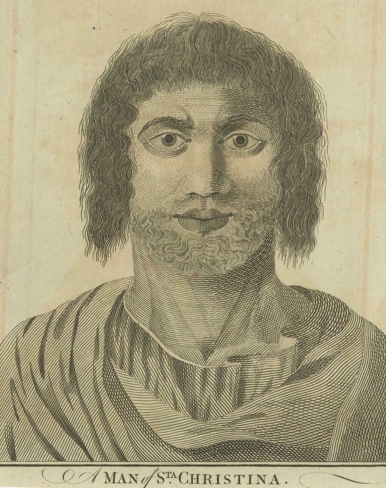 Faces Of Santa Cristina: Portraits From The Age Of Discovery, Engravings Of 1785 photo vinterior