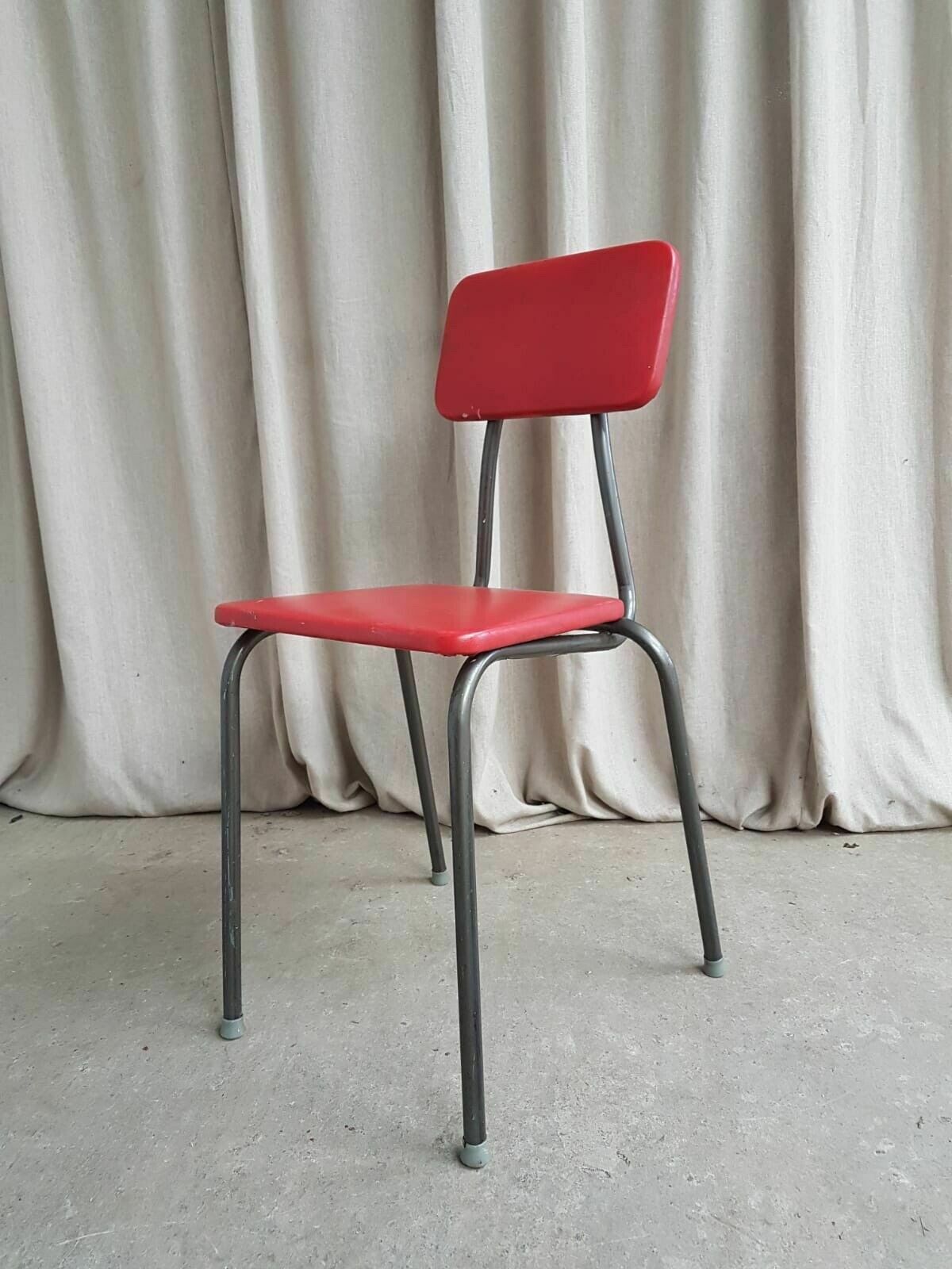Vtg Mid Century Danish Dining Desk Side Chair Danish Italian Retro photo 126.5
