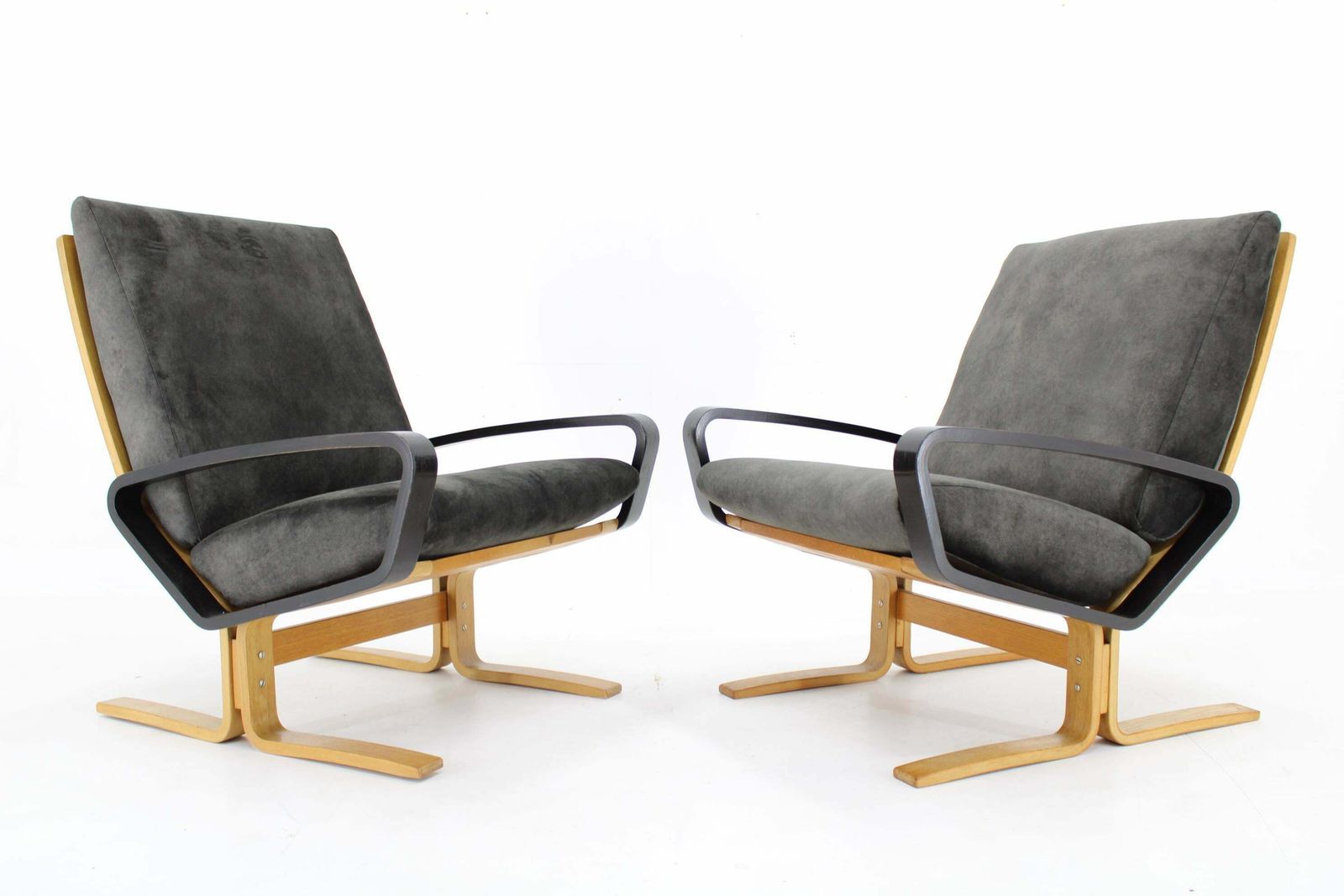 1970s Ludvik Volak Armchair By Drevopodnik Holesov, Czechoslovakia photo furniture