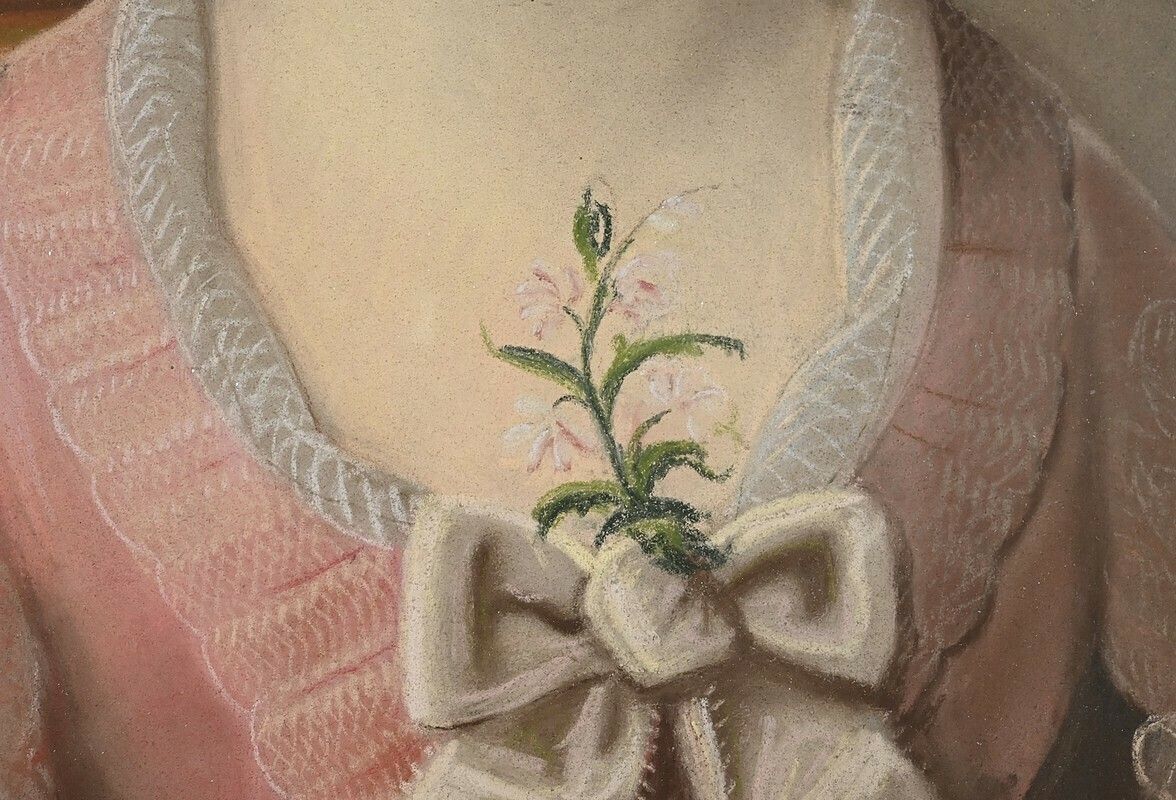 photo for sale Important Pastel “The Girl With The Canary”, 19th Century French School