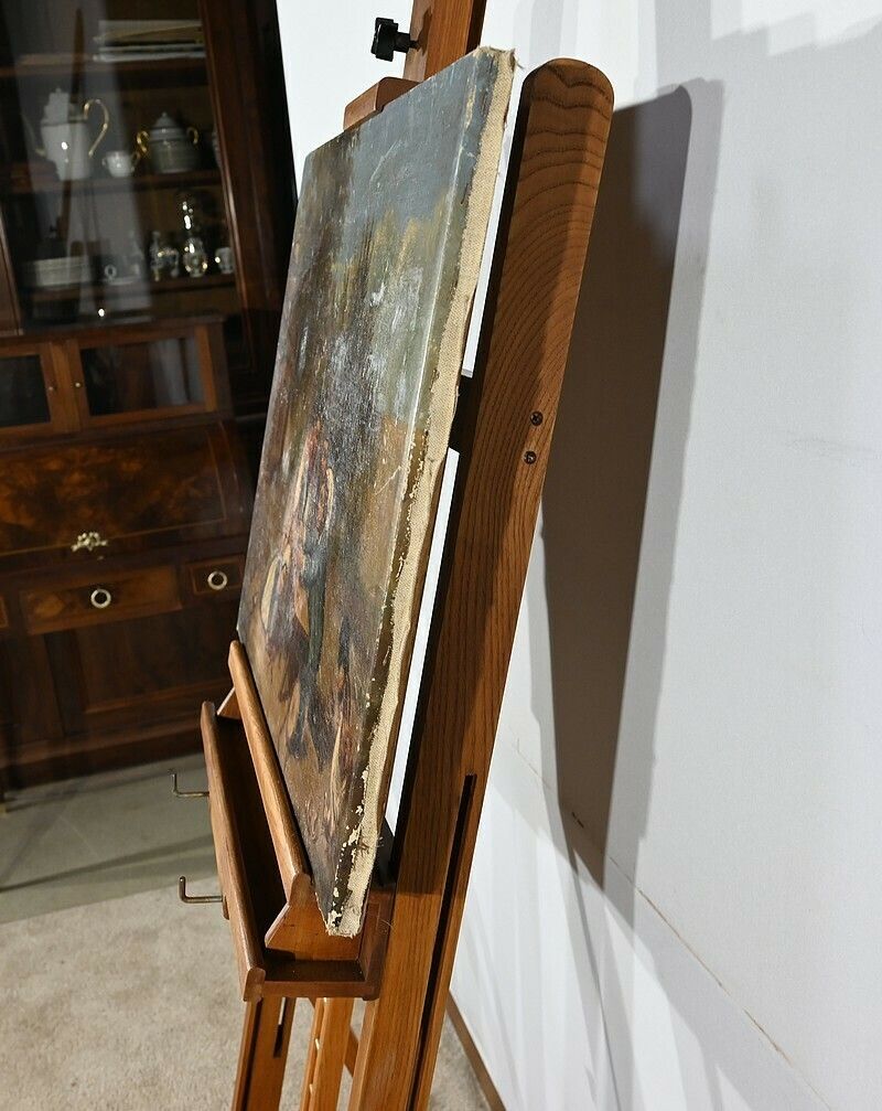 539.9193548520001 Oil On Canvas “Children’s Games”, 19th Century French School photo