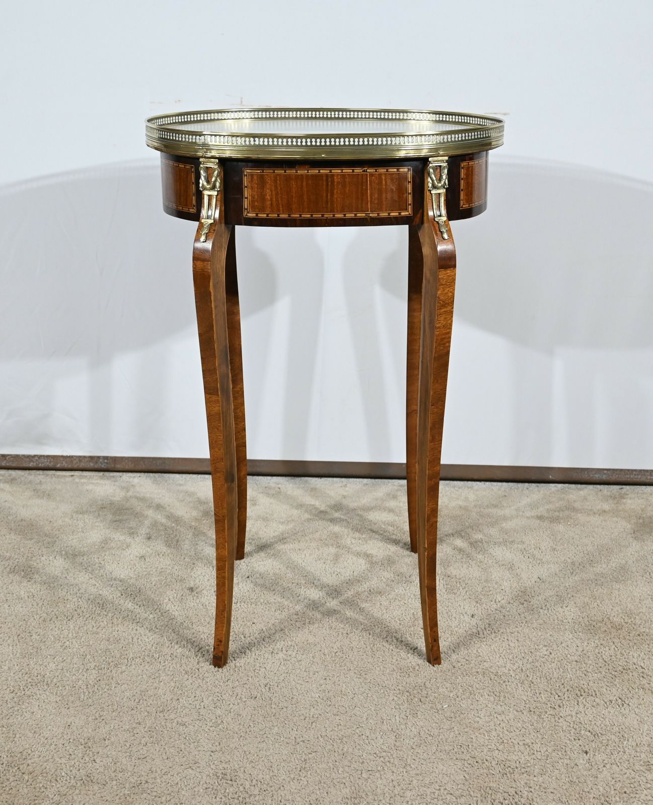 Furniture Mahogany Living Room Table, Louis XVI Style – Early 20th Century photo