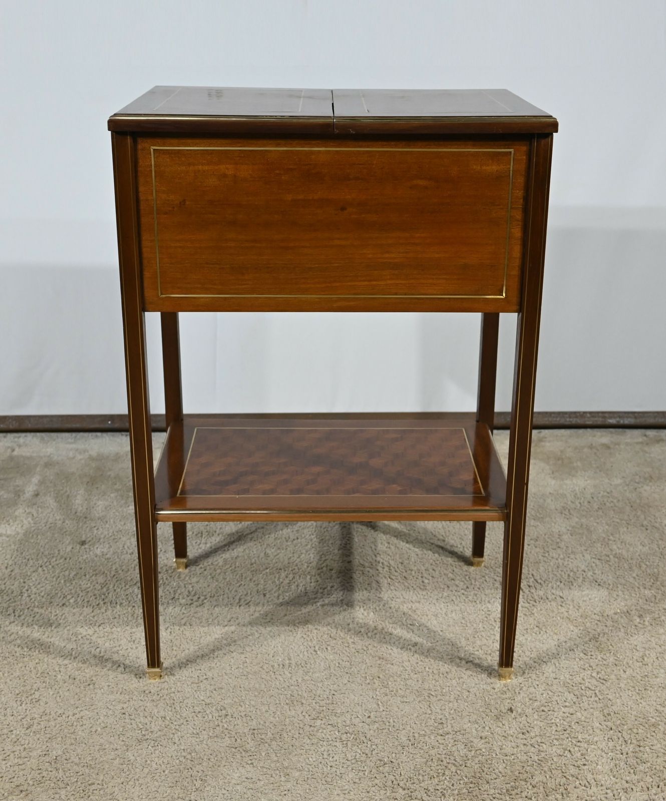 photo buy Small Mahogany Living Room Table, Directoire Taste – Early 20th Century