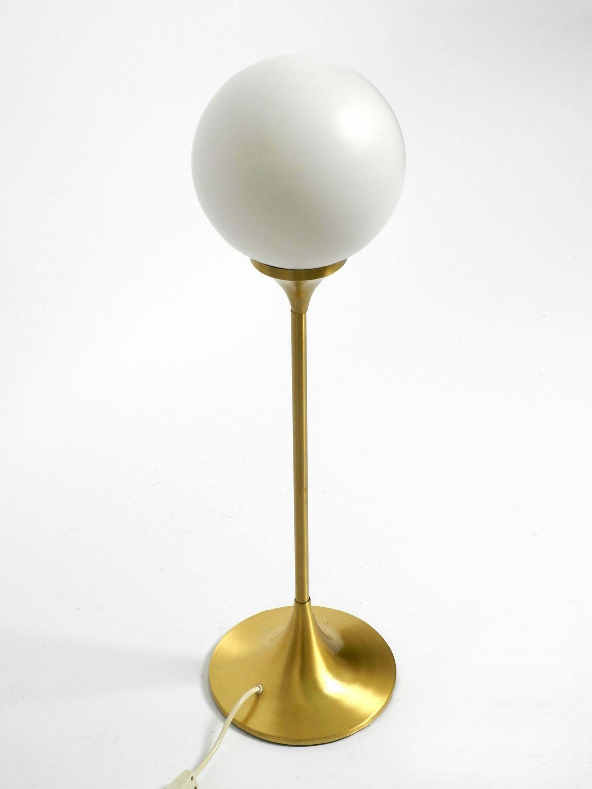 Beautiful Large 1960s Table Or Floor Lamp With A Large Glass Ball From Sölken photo Lighting