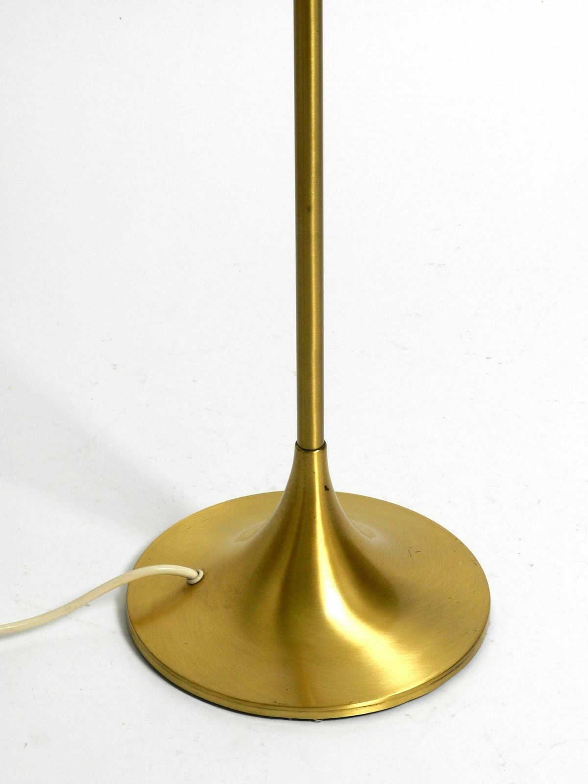 Beautiful Large 1960s Table Or Floor Lamp With A Large Glass Ball From Sölken photo vinterior