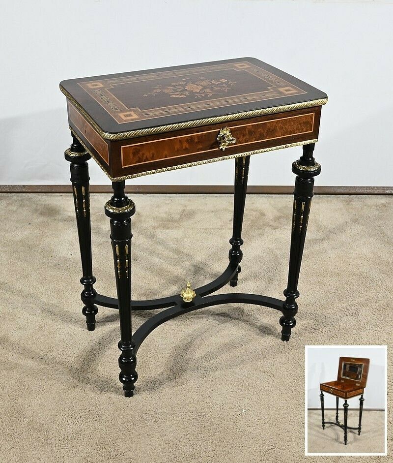 Small Louis XVI Style Living Room Table, Napoleon III Period – Mid 19th Century