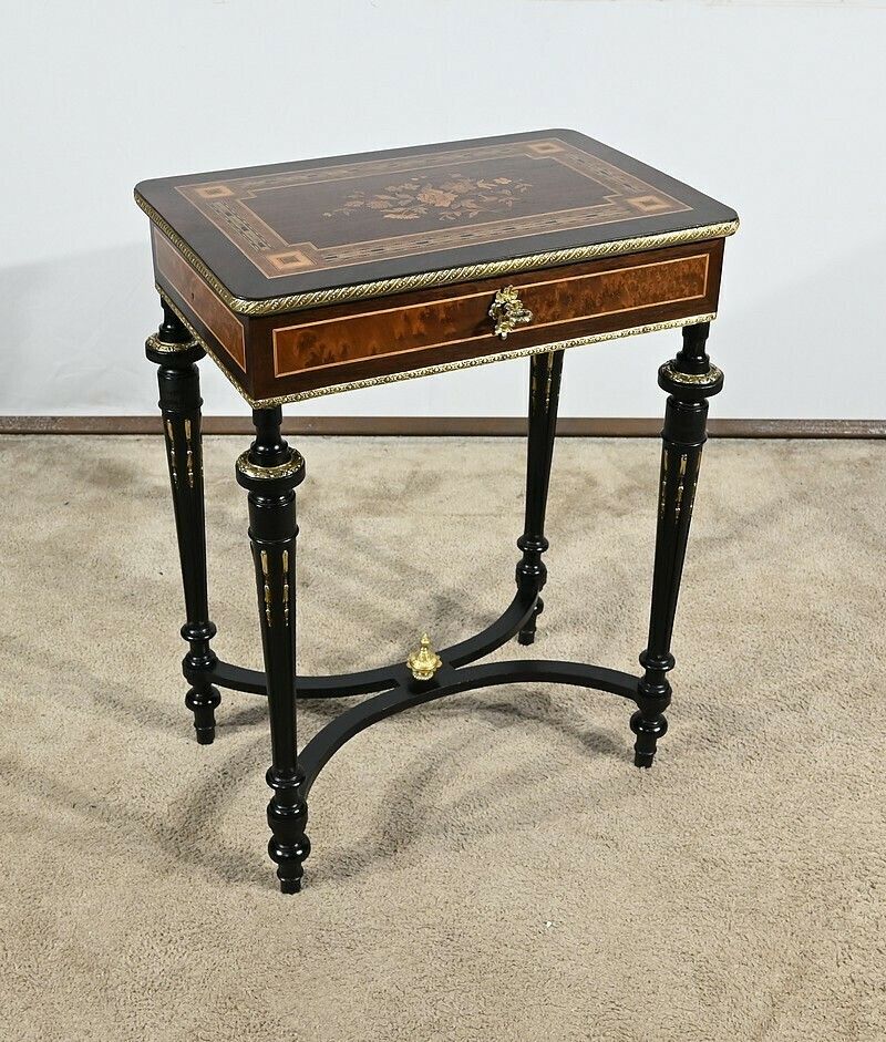 Small Louis XVI Style Living Room Table, Napoleon III Period – Mid 19th Century photo furniture