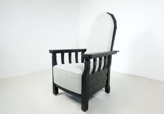 Hungarian Armchair With Adjustable Back By Toroczkai Wigand 1920s photo for sale