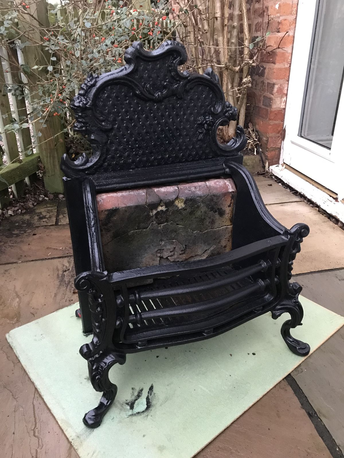 Antique Cast Iron Fire photo furniture