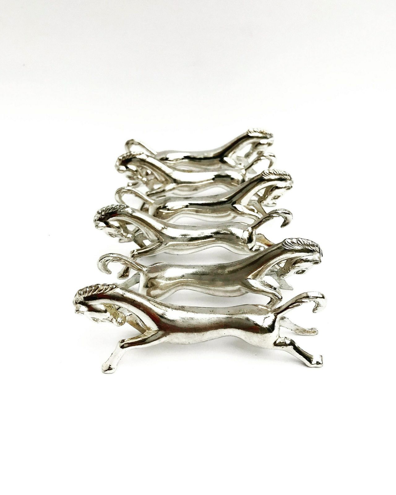 Knife Reste Knife Holders Horses Silver Plated Metal Set Of 6 Dinner Table Equestrian Decor Horse Lovers Elegant Table