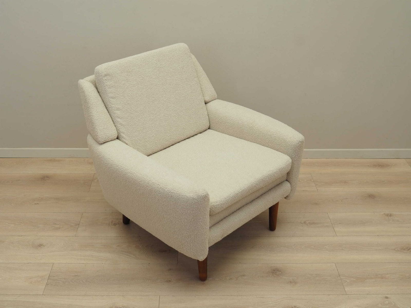 Furniture Cream Armchair  Danish Design 1970s Production Denmark photo