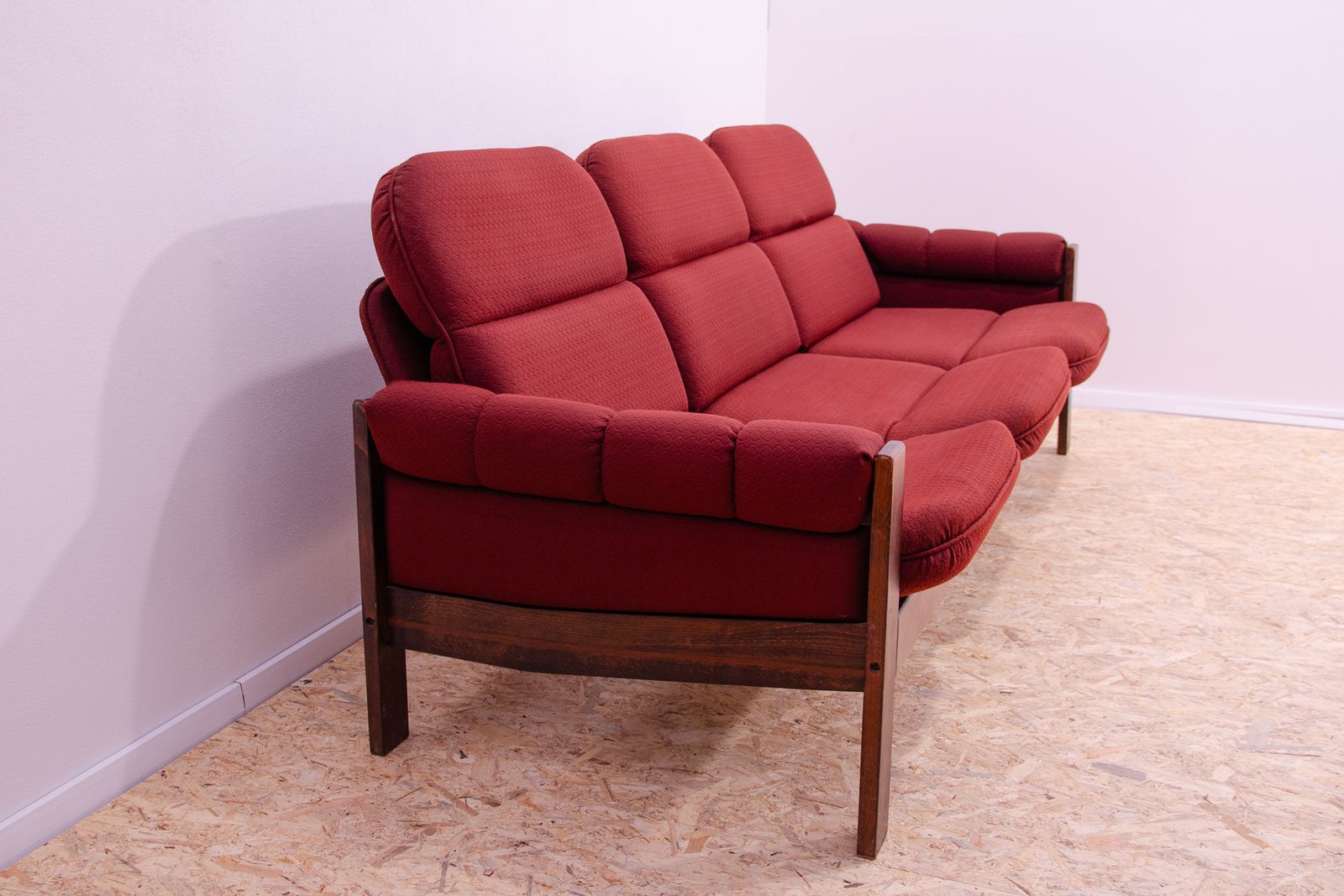 Vintage Scandinavian Style Three Seater Lounge Sofa, 1970´S photo for sale