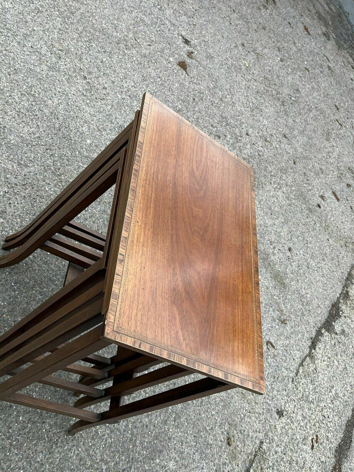 Victorian Mahogany Quartetto Nest Of Tables, Perfect Coffee / Lamp Tables photo vinterior