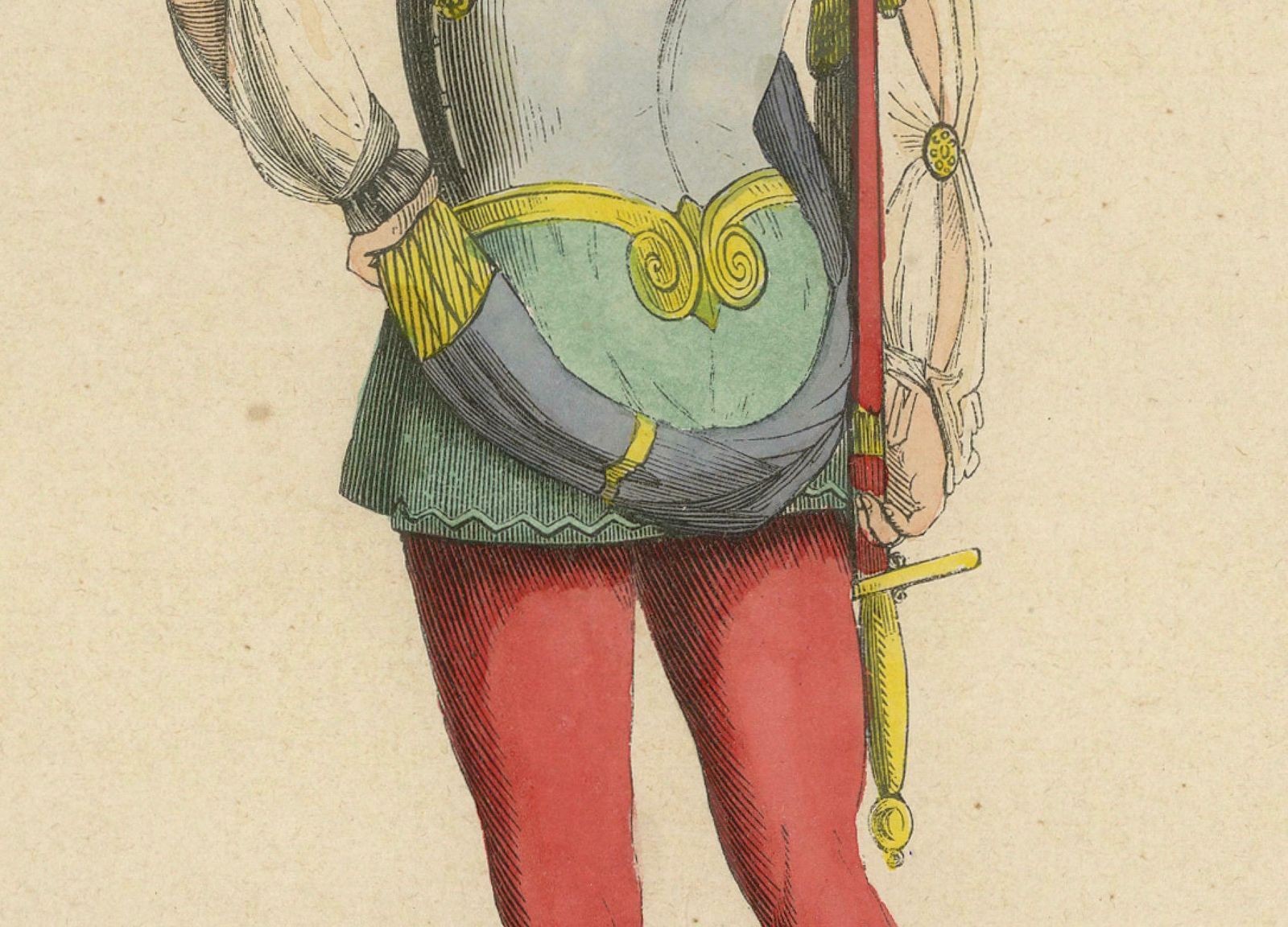 The Italian Archer: A Study In Renaissance Military Fashion, 1847 photo for sale