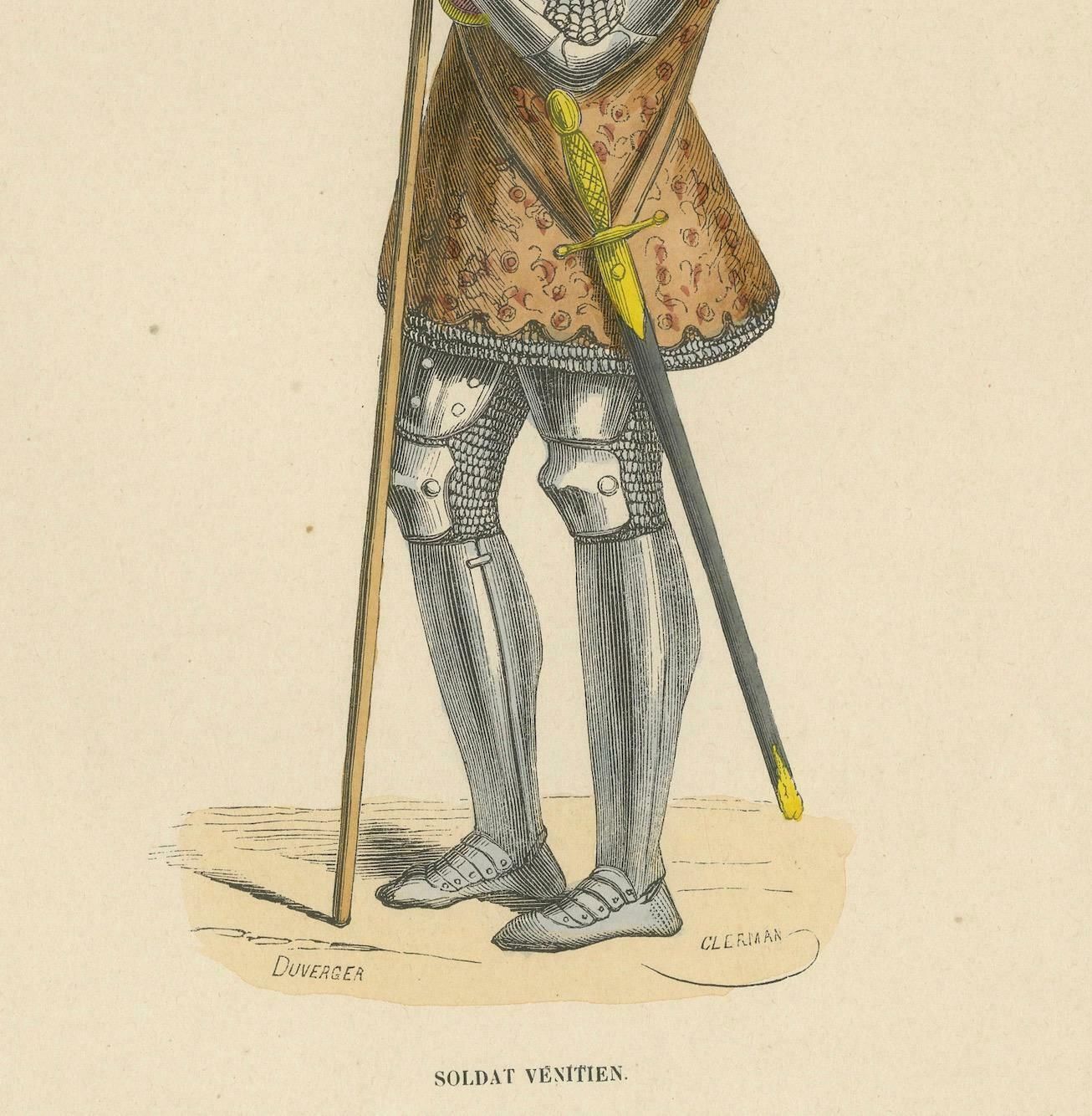 Standard Bearer Of Venice: Military Splendor Of The Renaissance, 1847 photo for sale