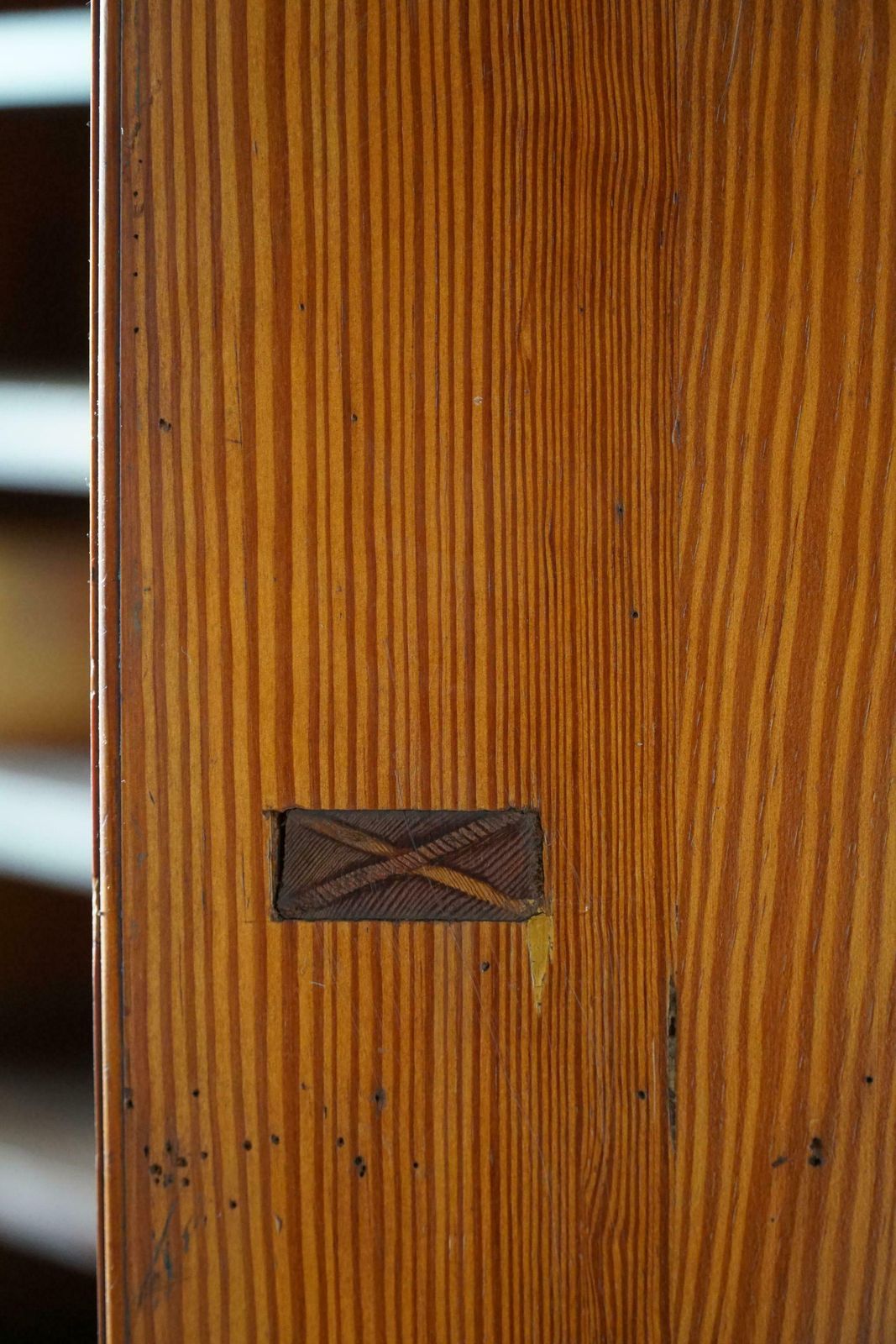 Furniture Martin Nyrop Bookcase By Rud. Rasmussen In Oregon Pine, Danish Modern, 1905 photo