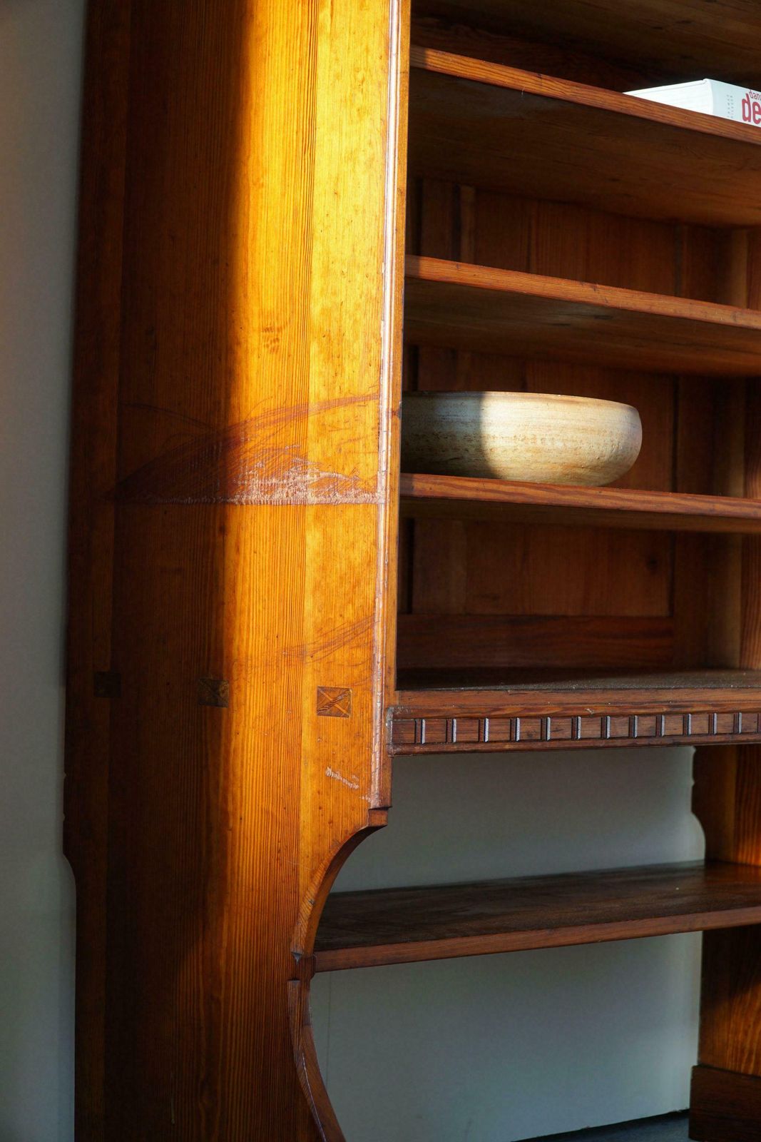 photo vintage Martin Nyrop Bookcase By Rud. Rasmussen In Oregon Pine, Danish Modern, 1905