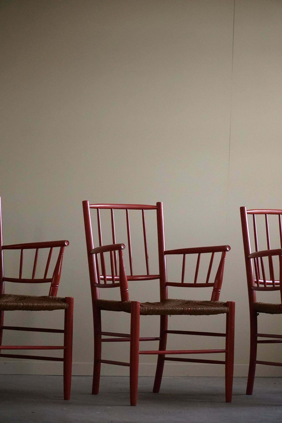 Bjørn Wiinblad, Set Of 4 Chairs, Nässjö Stolefabrik, Mid Century Modern, 1950s photo Furniture