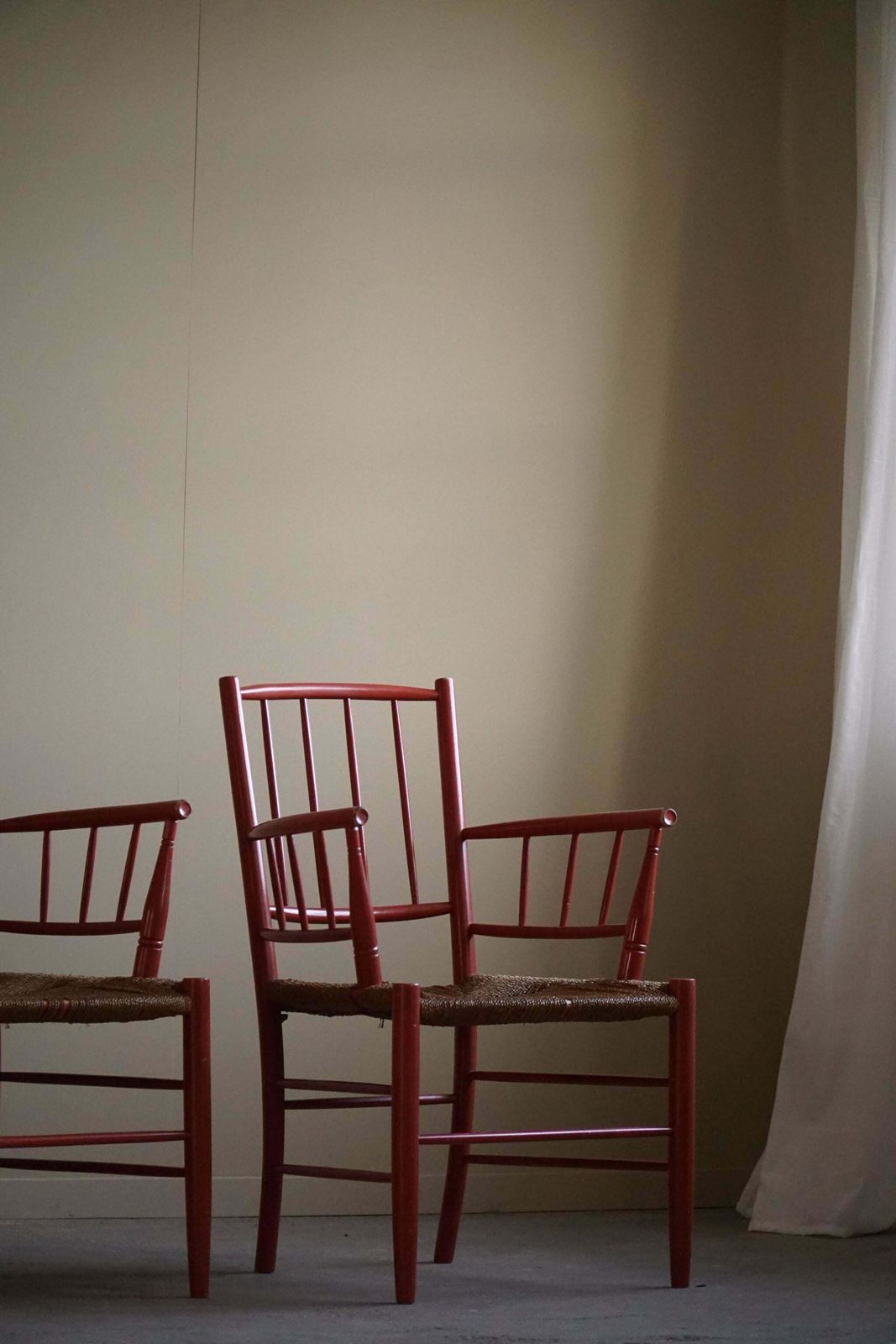 photo furniture Bjørn Wiinblad, Set Of 4 Chairs, Nässjö Stolefabrik, Mid Century Modern, 1950s