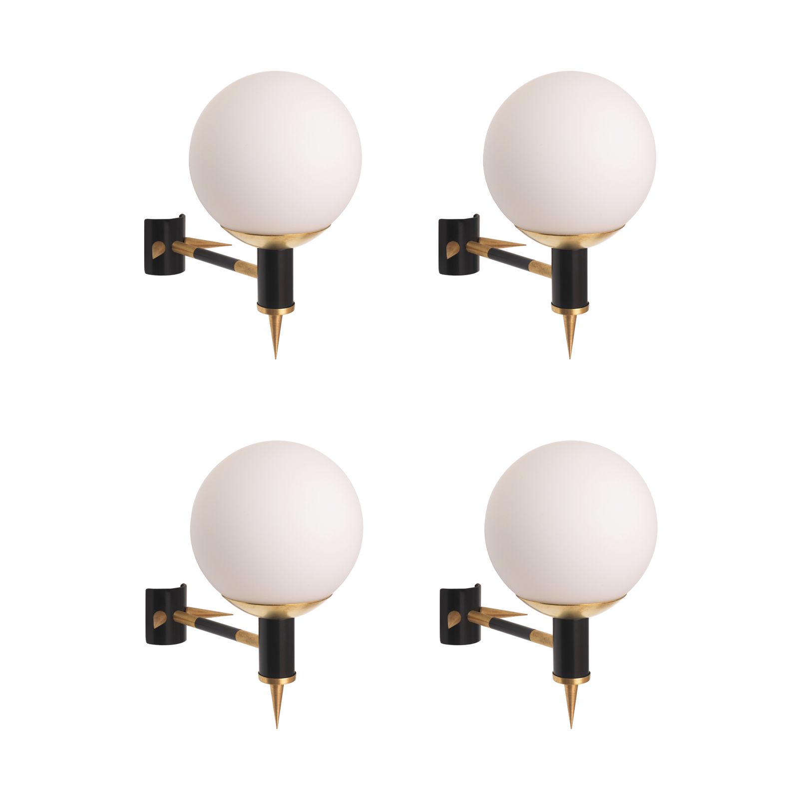 Pair Of Maison Arlus Manner Wall Lights 1970s Original Design Vintage Sconces photo furniture