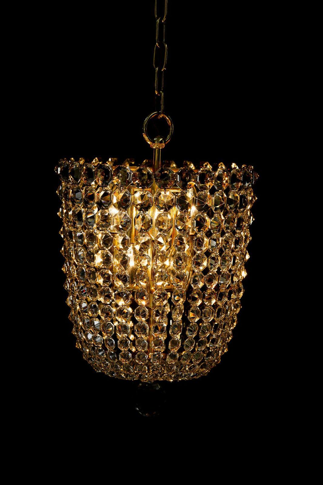 photo buy Crystal Chandelier Around 1960s By J.L.Lobmeyr ( Signed )