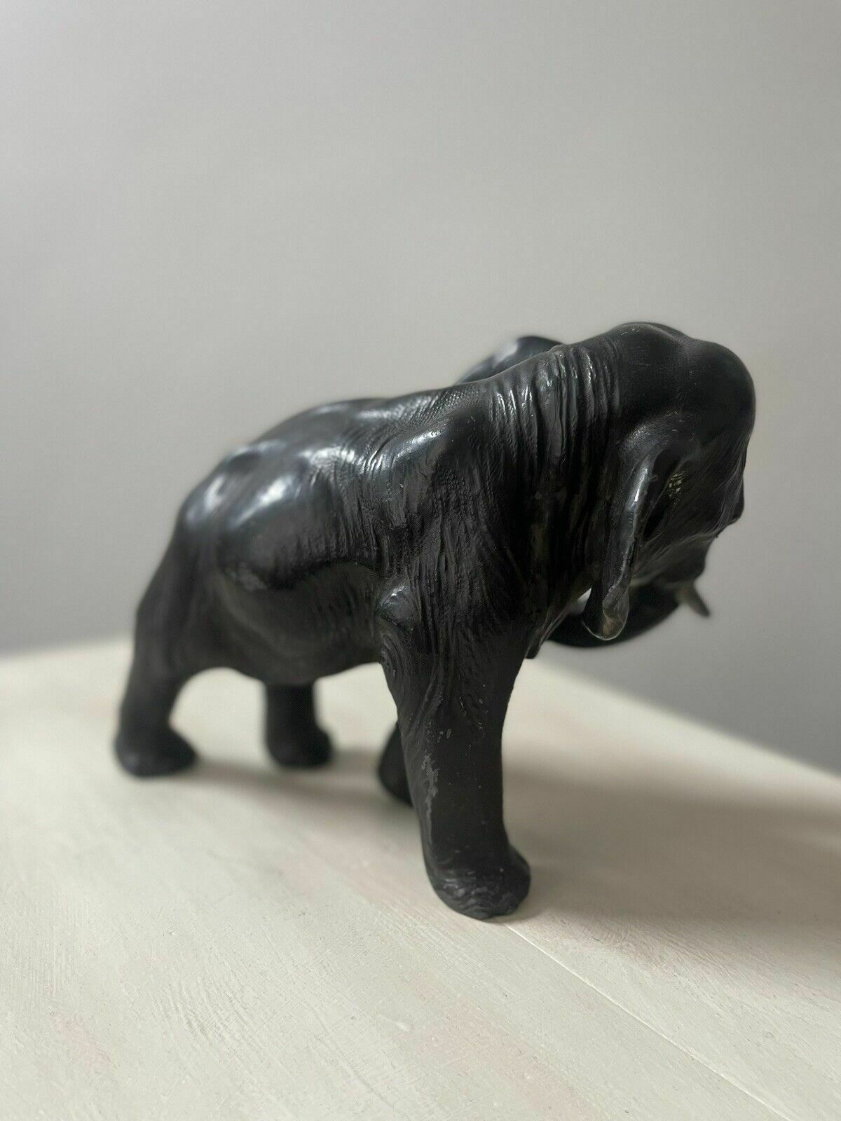 Home Decor A Japanese Meiji Period (1868 1912) Spelter Model Of An Elephant photo