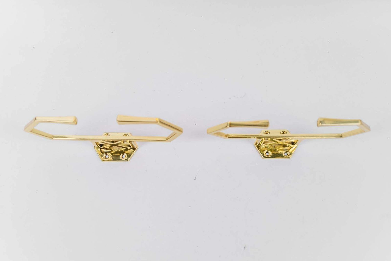 2 Art Deco Brass Curtain Holder Vienna Around 1920s photo 262.0