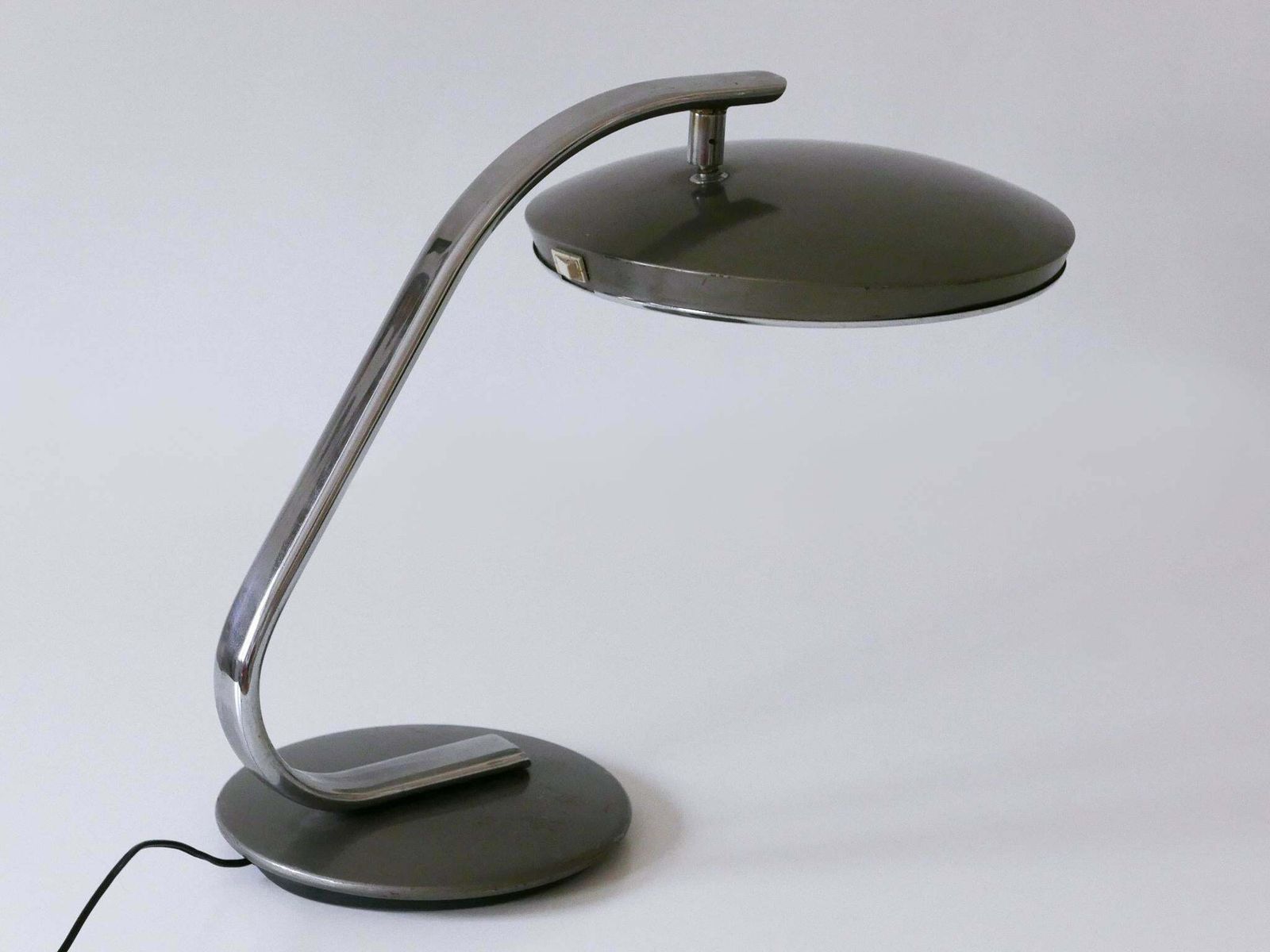 photo buy Mid Century Modern Desk Light Or Table Lamp 'Boomerang' By Fase Spain 1960s