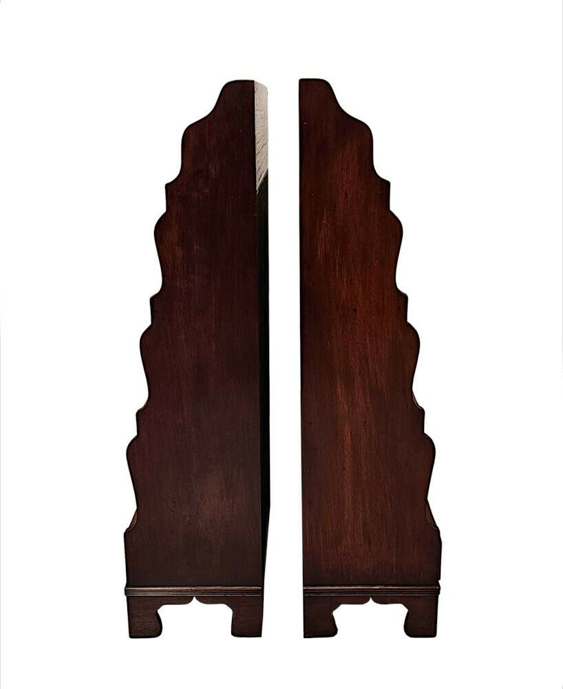 A Fabulous Pair Of Edwardian Waterfall Bookcases photo 8132.8086