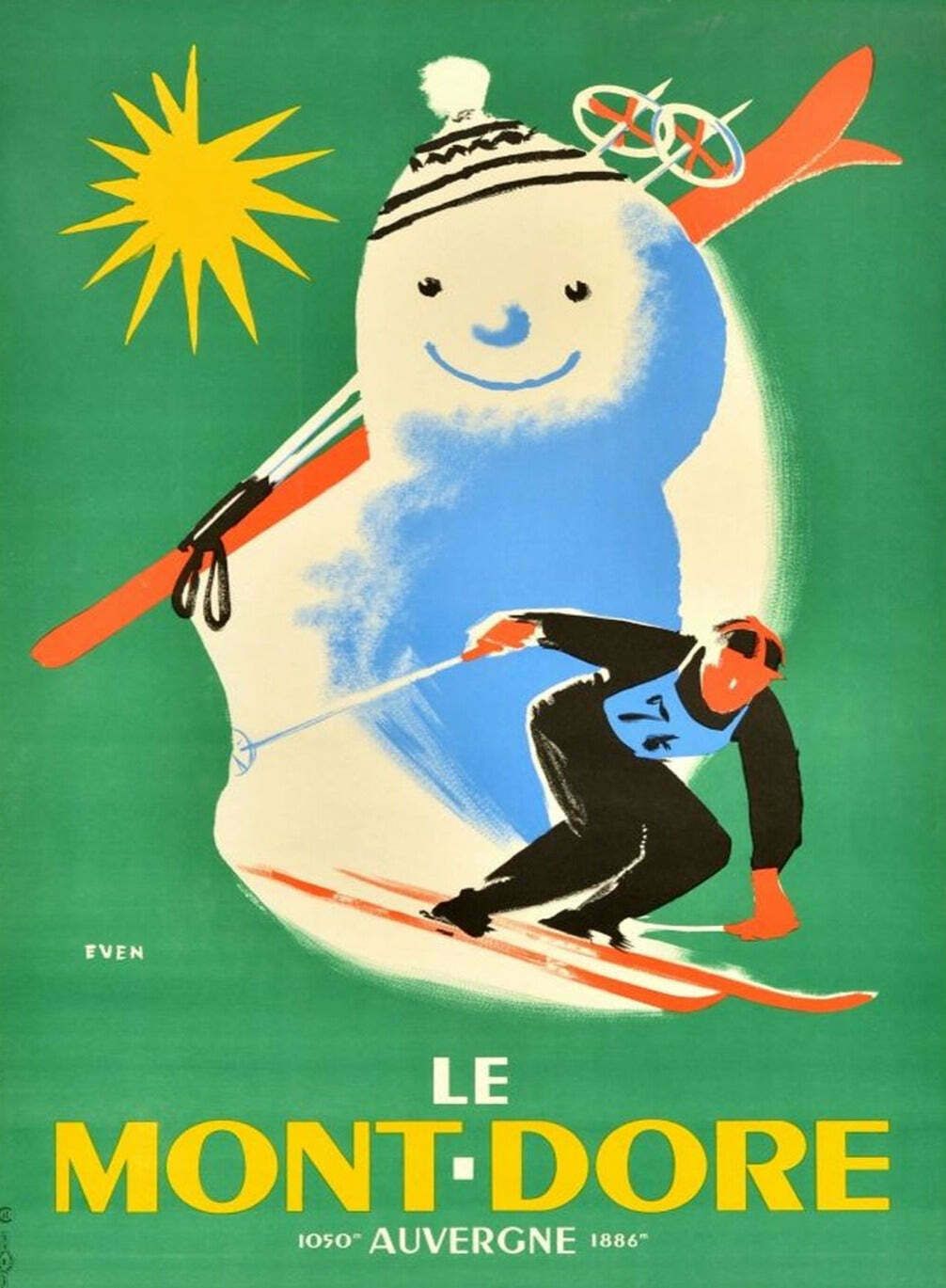 Mont Dore Auvergne Original Vintage Poster