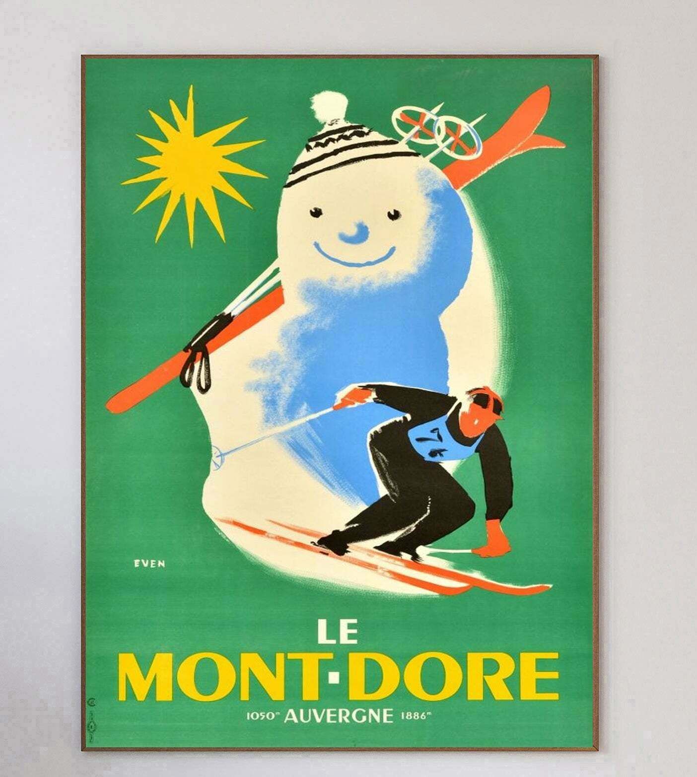 Mont Dore Auvergne Original Vintage Poster photo 1500.0