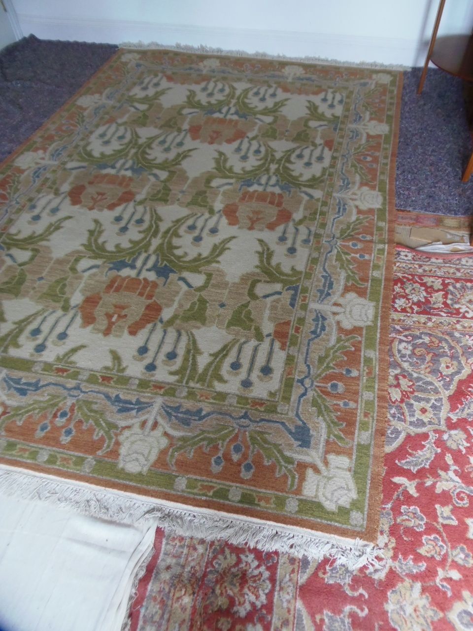 C.F.A. Voysey Carpet ., 1970s, Vintage photo 2000.0