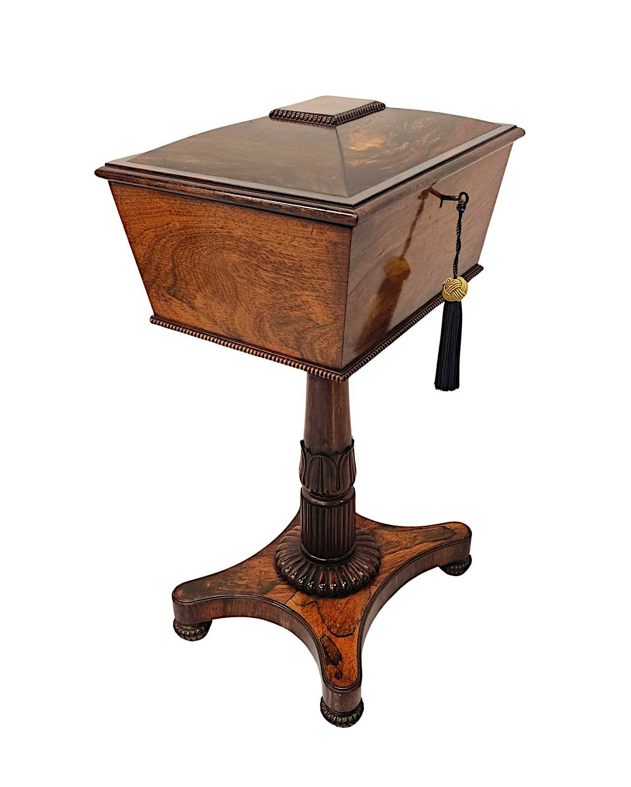 A Very Rare Early 19th Century Regency Teapoy photo furniture