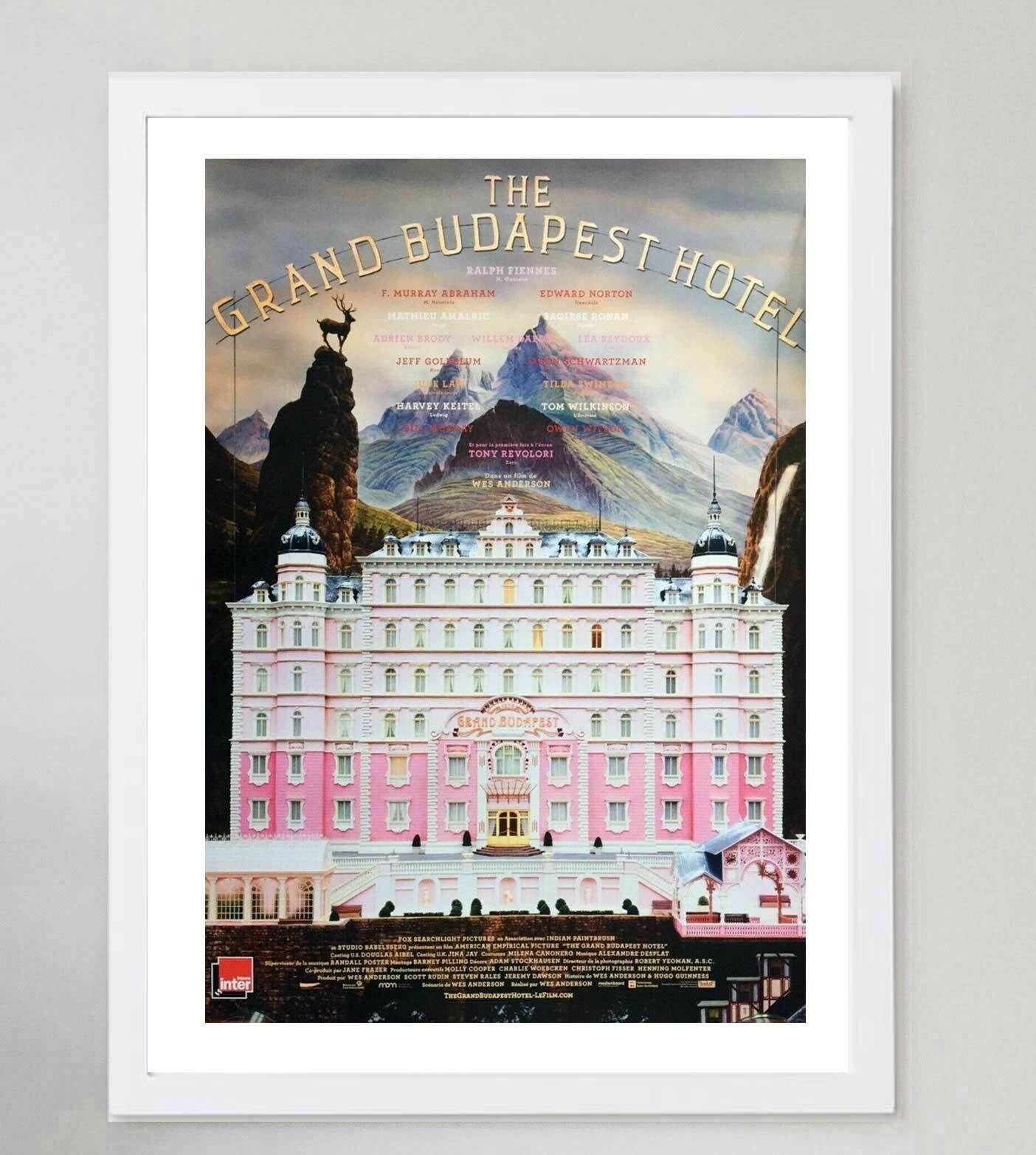 Grand Budapest Hotel (French) Original Vintage Poster photo for sale