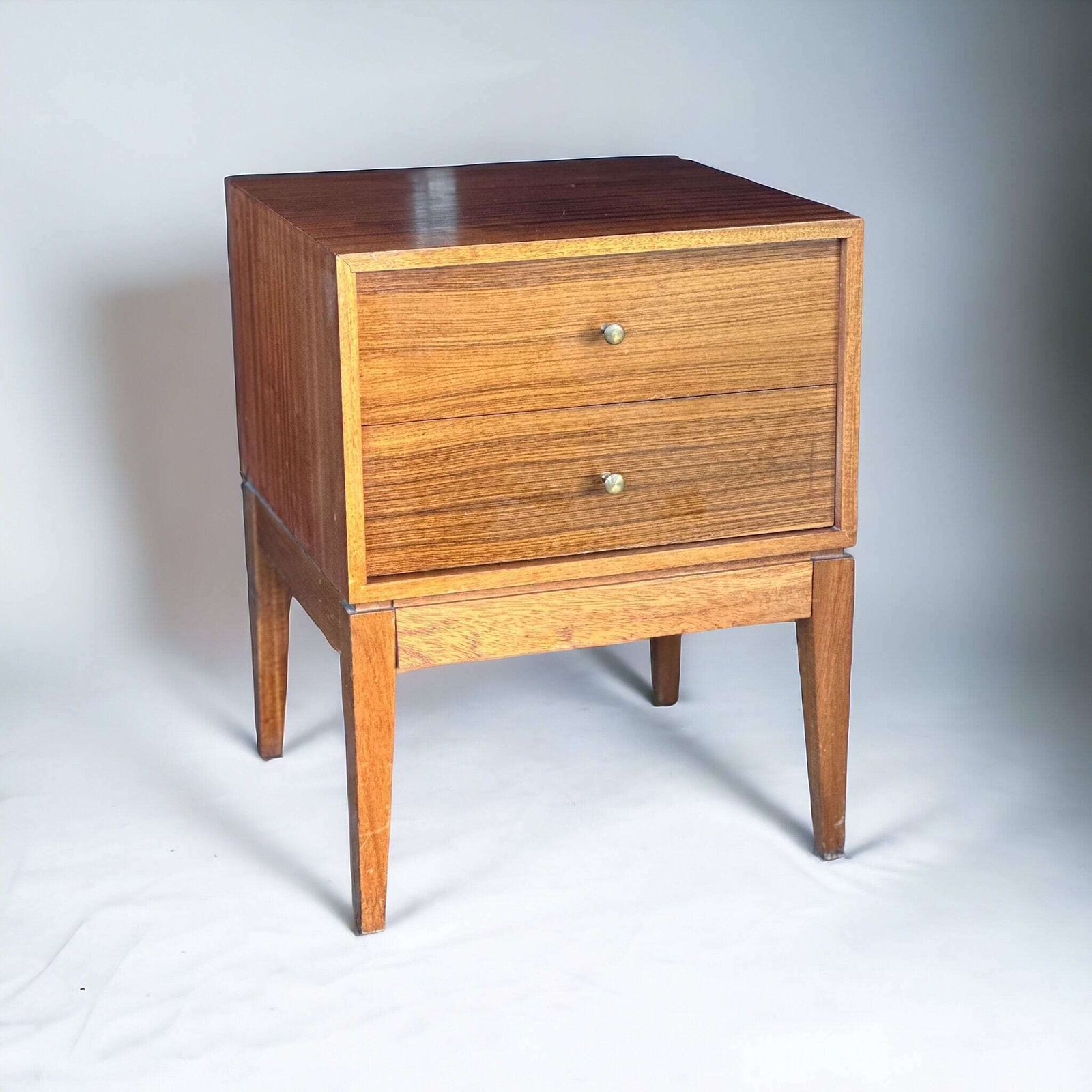 A Midcentury Two Drawer Cabinet By Uniflex 1960s