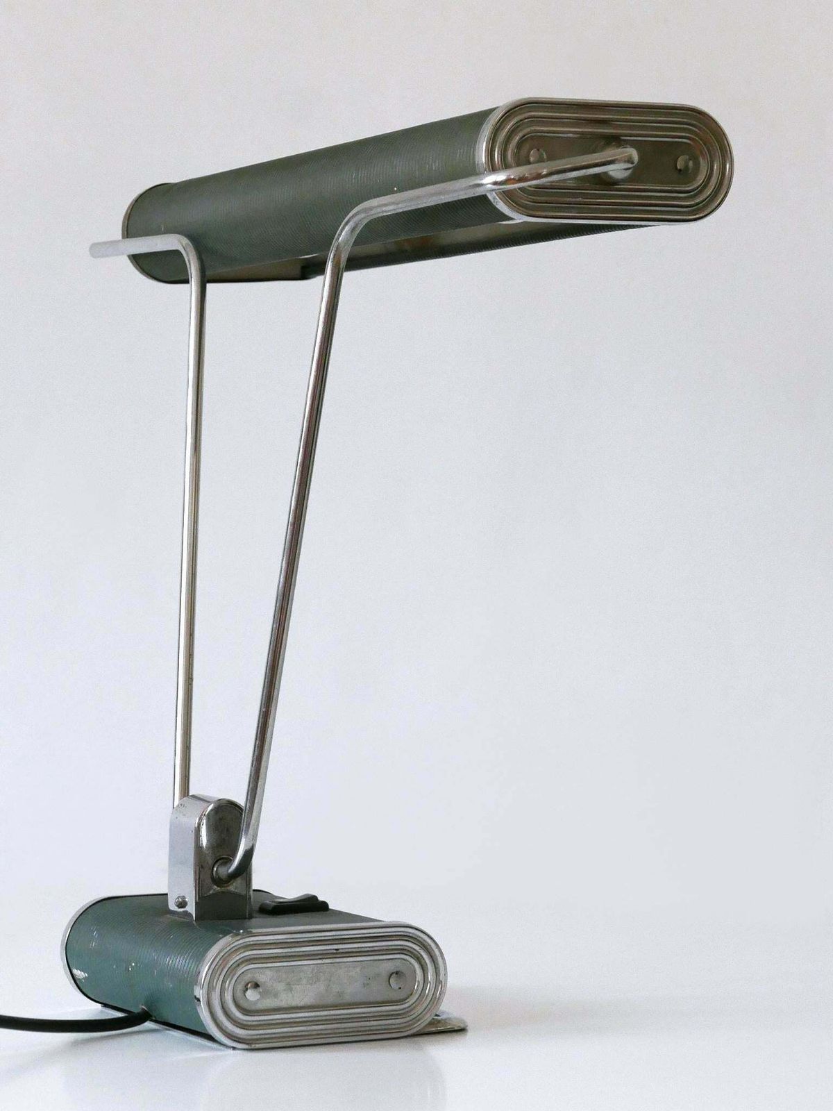1963.0 Art Deco Table Lamp Or Desk Light 'No 71' By André Mounique For Jumo 1930s photo