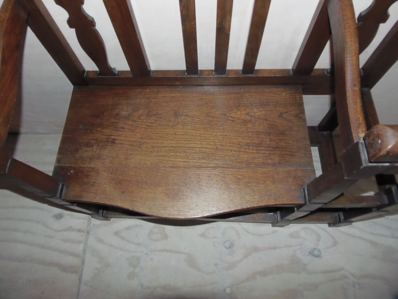 Arts And Crafts Oak Hall Seat And Stand . photo Furniture