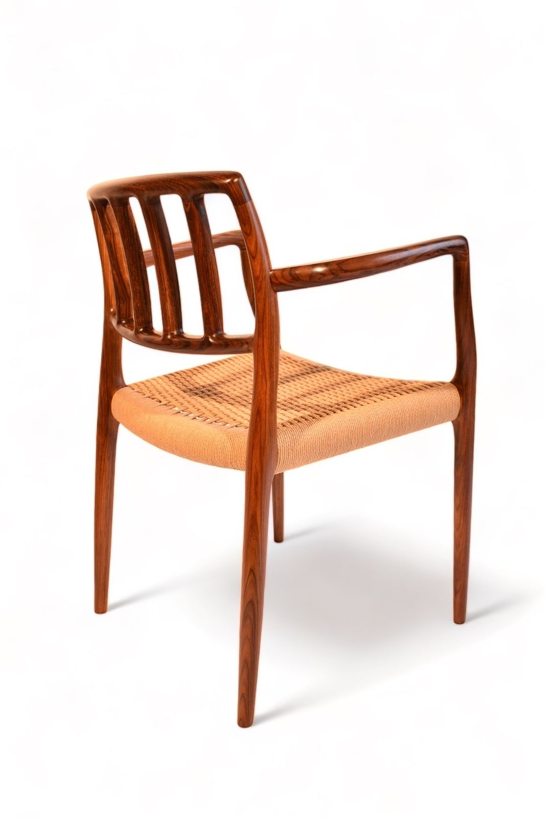 Niels Otto Moller Model 66 Rosewood And Danish Cord Armchair, Denmark, 1974 photo furniture