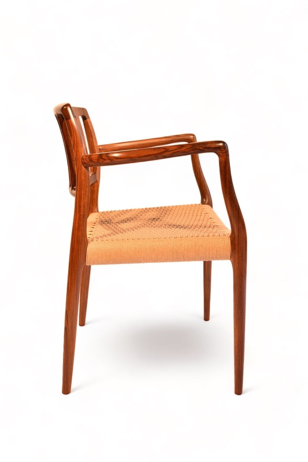 Niels Otto Moller Model 66 Rosewood And Danish Cord Armchair, Denmark, 1974 photo 1600.0