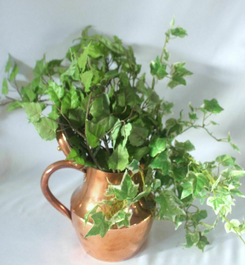 65.0 Large French Vintage Hammered Kettle Pot Flower Pot Of Paris Number 10 Stamped photo