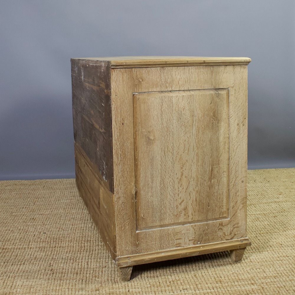 Antique French Bleached Oak Chest Of Drawers photo for sale
