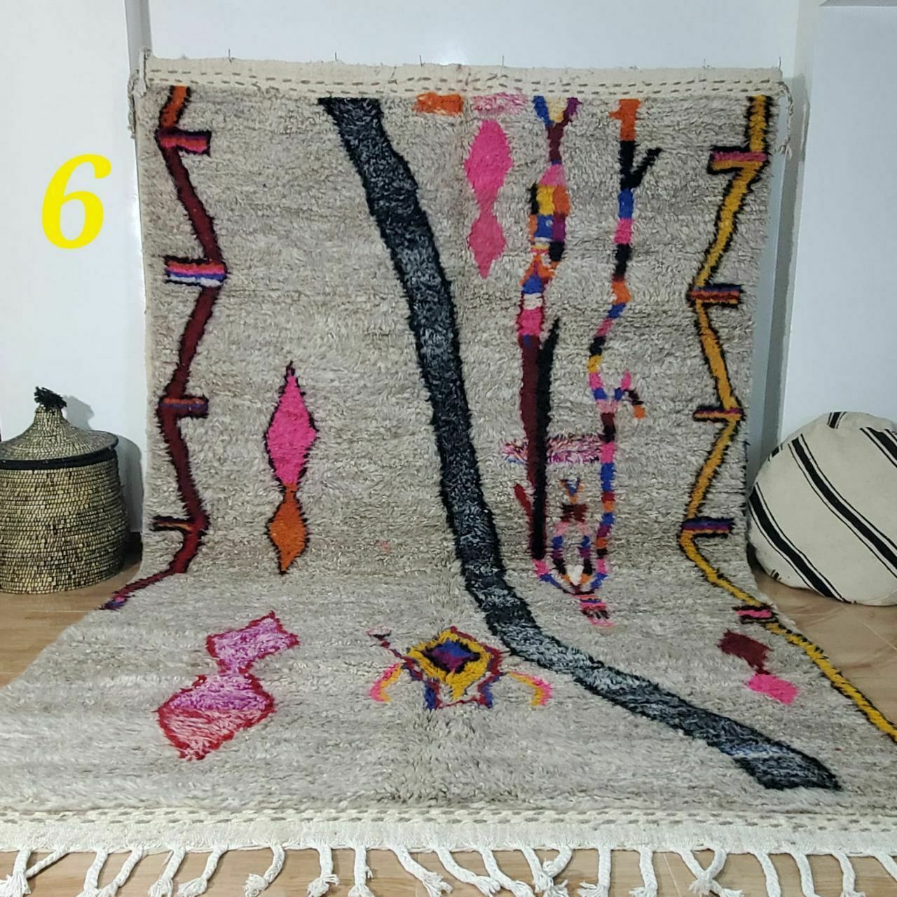 300x200 Cm Berber Moroccan Rug photo furniture
