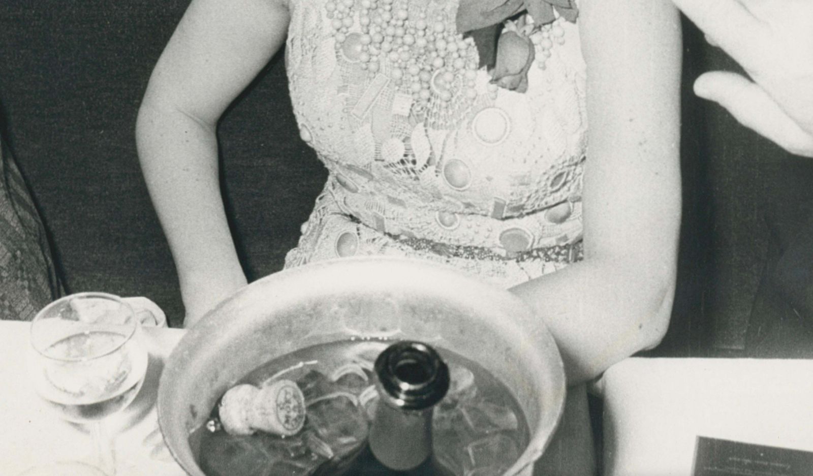Unknown Luigia "Gina" Lollobrigida At Nightclub 1950s photo Art