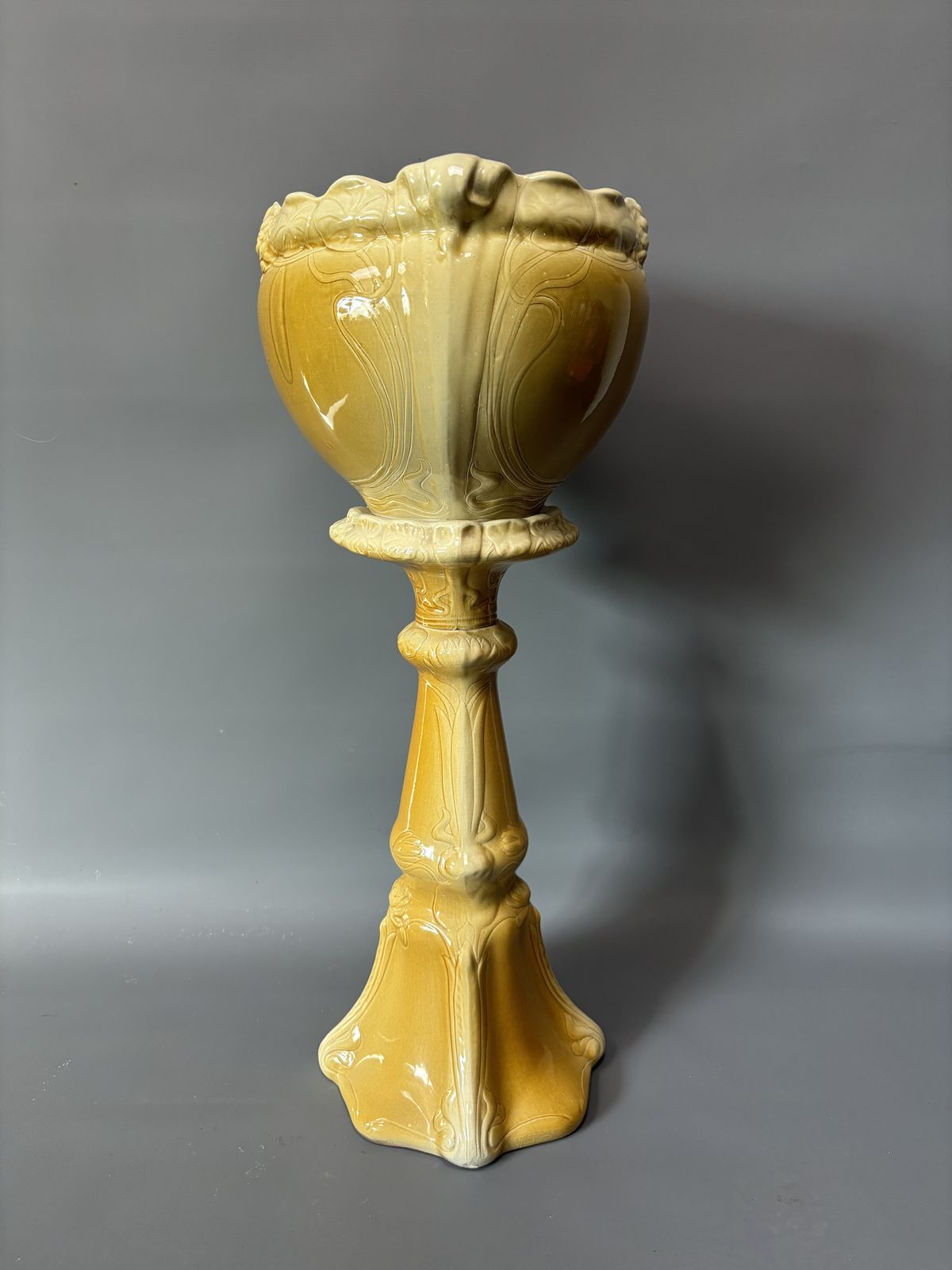Art Nouveau Jardinere On Stand C1895