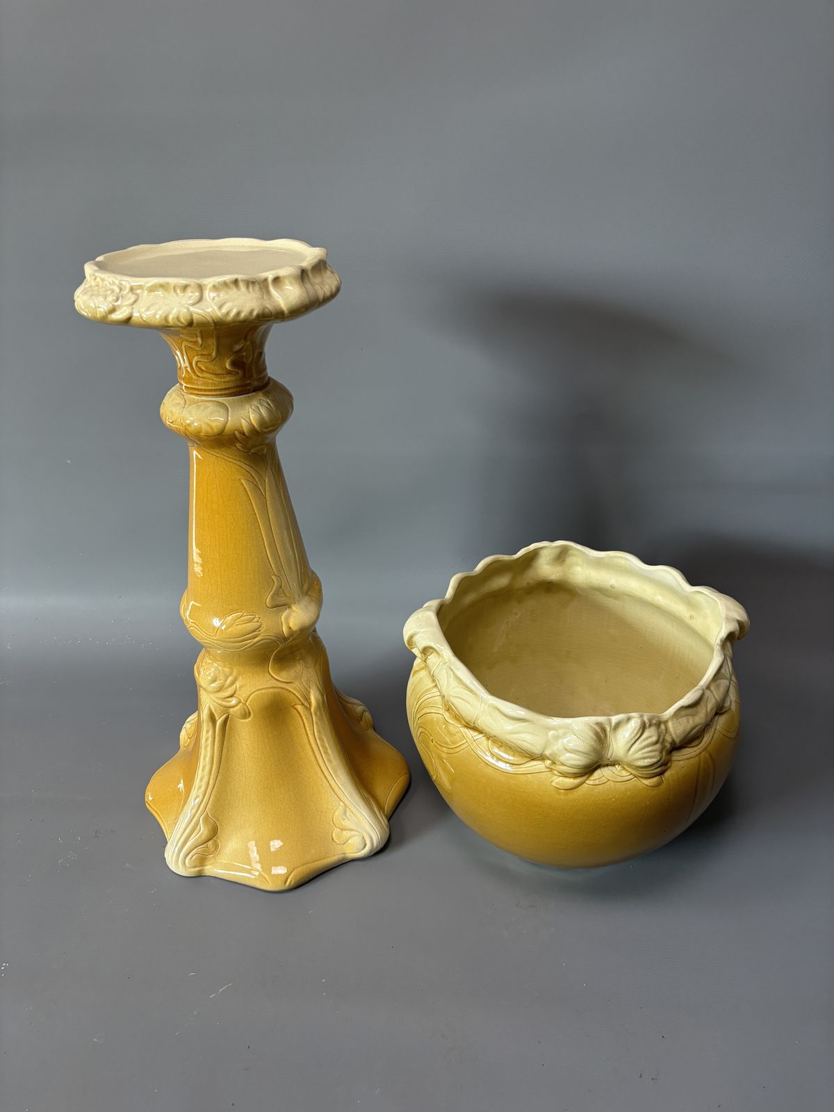 Art Nouveau Jardinere On Stand C1895 photo vinterior