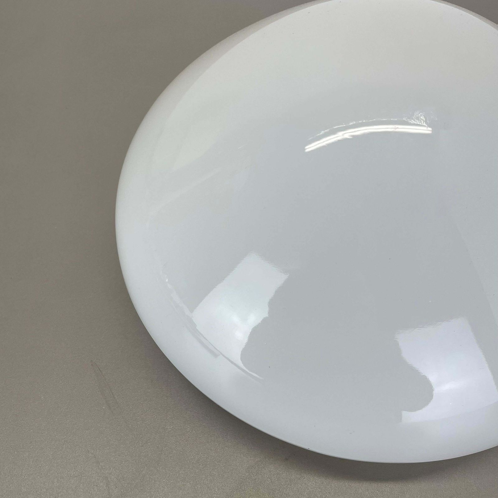 30cm Glass Ceiling Wall Light "Wv339" By Wilhelm Wagenfeld Lindner Germany, 1960 photo vintage